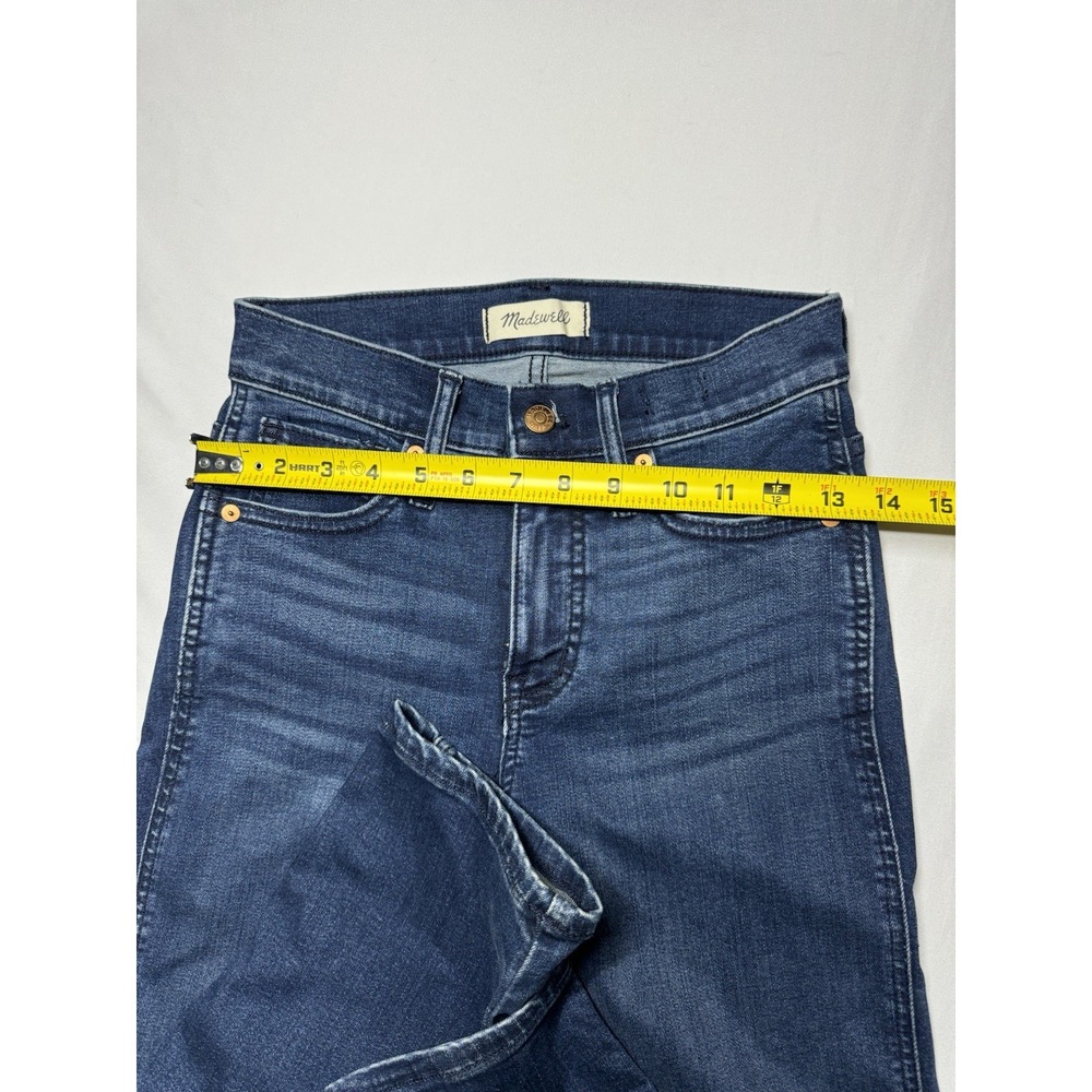 Madewell Mid Rise Stovepipe Jeans Womens Size 25 Ankle Crop - Picture 7 of 10